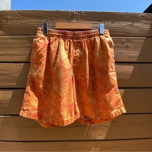 Vintage Tie Dye swim trunks Men US M